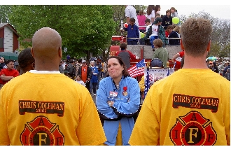 Betty McCollum and Firefighters